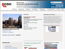 Tablet Screenshot of montreal.csc-dcc.ca