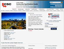 Tablet Screenshot of london.csc-dcc.ca