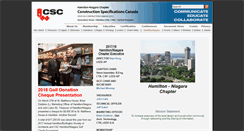Desktop Screenshot of hamilton-niagara.csc-dcc.ca